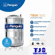 Tandon Toren Tangki Air Stainless Penguin TBSK 500 - 500 Liter