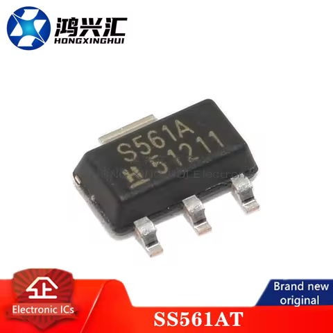 New/Original SS561AT Code S561A Package SOT89 Hall Effect Products Surface Mount Sensors
