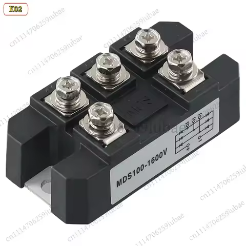 BK MDS 100A 1600V 3‑Phase Rectifier Bridge Module 5 Terminals For Wind Turbine Generator No‑Break Co