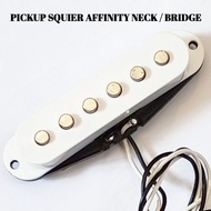 Original Squier Affinity Stratocaster Single Coil Neck or Bridge White Cover