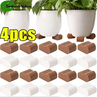 Breathable Pot Riser Pad Elevated Bottom Stand | Prevents Root Rot Stable 3-point Support Fits Round