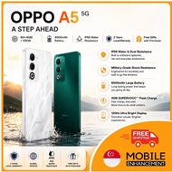 OPPO A5 5G 8(4+4GB)+128GB / 6000mAh Battery + 45W SUPERVOOC / MediaTek Dimensity 6300 / IP65 Water &