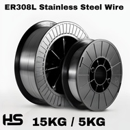 GAS MIG Wire Stainless Steel Coil 5KG/15KG SUITABLE FOR ALL MIG MODEL - (ER308 LSI)