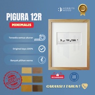 KAYU 12r Photo FRAME/Minimalist Wood FRAME/Wood FRAME/12R Photo Paper/No Glass