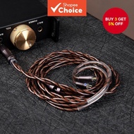 KBEAR Cadence 6N Silver-Plated Copper IEM Cable HiFi Upgraded Earphone Wire