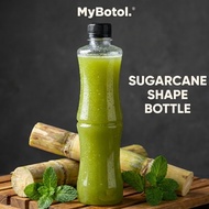 [mybotol] BOTOL PLASTIK KOSONG SUGARCANE SHAPE| BOTOL TEBU | 350ML 500ML