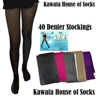 Kawata 40 Denier Stocking Pantyhose, One Size only 原味丝袜 丝袜 丝袜裤 裤袜