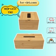 Bamboo Tissue Box for Dining Table Decoration - Bamboo Tissue Box