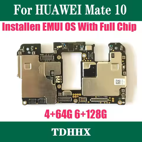 100% Working For HUAWEI MATE 10 Motherboard,100% Unlocked Logic Board 64GB 128GB For HUAWEI MATE10 M