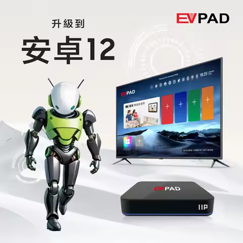 【Geniune】2025 EVPAD 10P 11P Global AI TV Set Top Box 4G DDR 64GB Hot Sold In Asialian Korea Japan,Ca