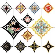 貼紙 sticker scrapbook kalis air Pelekat✦Tile stickers, floor tiles, floor tiles, wall tiles, floor de