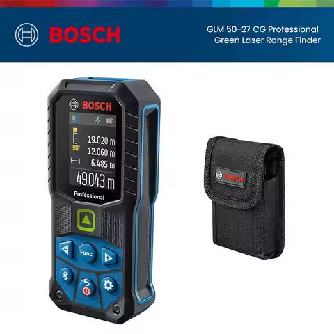 Bosch Green Laser Measure GLM 50-27 CG 50M Laser Rangefinder Ip65 Bluetooth App Remote Control Profe