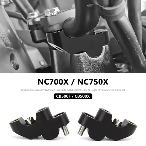 For Honda CB500F CB500X NC750X DCT NC700S DCT NC700X CB300F CB400F Handlebar Clamp Handlebar Riser E