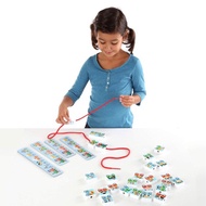 Kentoyshop ABC train lacing beads Set