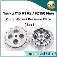 ( Set ) Clutch Boss + Pressure Plate Ysuku Y15 ZR Y15ZR Y15Z V1 V2 / FZ150 FZ150i New FZ 150 i 150i 