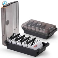 [Dovewill] Large Capacity Business Card Holder Box Business Card  Storage Box Organizer Index Card S
