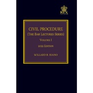♞Civil Procedure I (2022 Edition) by W. Riano (Cloth Bound)