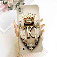 สำหรับ Samsung Galaxy เคส A10 A20 A20e A10s A20s มงกุฎน่ารักตัวอักษรครอบ TPU นุ่มเคสโทรศัพท์สำหรับ S