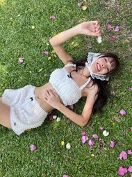 Vividvibe.co-Puff lace set ชุดเซ็ตลูกไม้