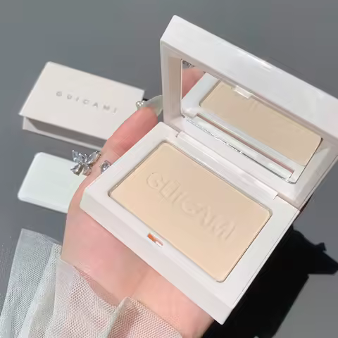 GUICAMI Brand Face Base Pressed Powder Makeup Matte Shimmer Fix Palette Concealer Contour Nude Compa