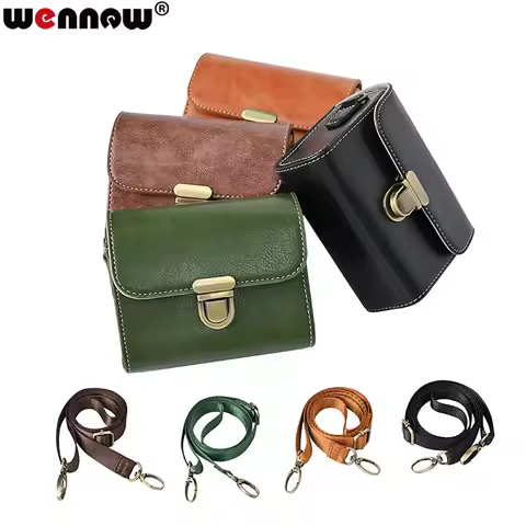PU Leather Portable Shoulder Bag Camera Case Cover For Sony ZV-1 ZV-1F ZV-1 II ZV-1II ZV-1M2 RX100 R