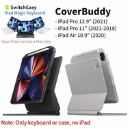 SwitchEasy CoverBuddy เคสใส่ดินสอสำหรับ2021 iPad Air11 Pro12.9 "สมาร์ทคีย์บอร์ดโฟลิโอเข้ากันได้กับ Magic Keyboard