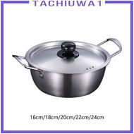 [Tachiuwa1] Korean Ramen Cooking Pot Ramyun Pot Multifunctional Instant Noodles Pot Kimchi Soup Pot for Restaurant Soup Eggs