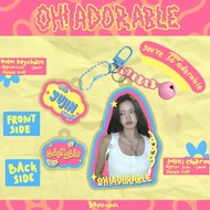 IVE Keychain Akrilk Oh Adorable - gantungan kunci kpop girlgroup printilan konser costum - YUJIN, PO