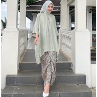 CODAinun Viscose Modern Batik Blouse And Skirt Set
