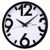 [Powermatic] Seiko QXA476 QXA476A Quiet Sweep Modern Analog White Big Number Wall Clock