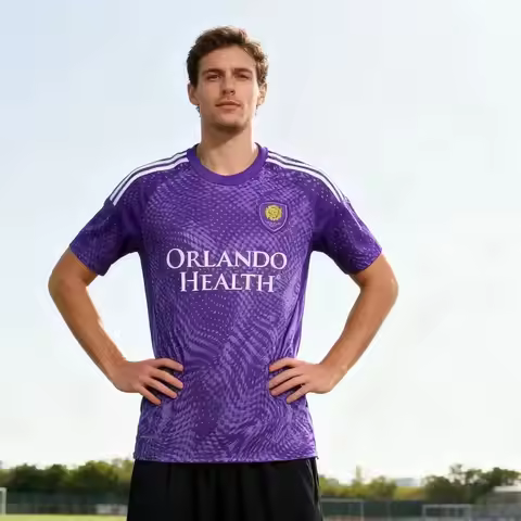 Ojeda Orlando City Home Football Men's Quick Drying T-shirt Adult T-shirt Unisex Children's Matching