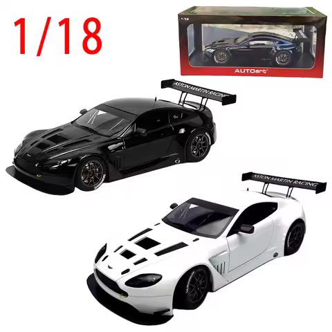 Diecast 1/18 Scale Aston Martin V12 Car Model Aston Martin GT3 Alloy Model Car Original Box