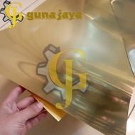 Brass plate 0.5 mm x 20 mm x 80 mm | Name BrassTAG UK 2x8