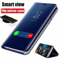 Mirror Flip Case For OnePlus 7T OnePlus 7T Pro OnePlus 7 Pro OnePlus 7 OnePlus 6T OnePlus 6 , Clear View Mirror Flip Leather Stand Phone Case Cover