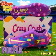 Wingz Crazy Crush PRO รองเท้าสตั๊ดหุ้มข้อ  รุ่น Crazy Knit Crazy Knit Lacelless มีเชือกและไร้เชือก