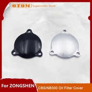 OTOM Motorcycle Engine Oil Filter Cover For ZONGSHEN ZS174MN-3 CBS300 ZS174MN-5 NB300 Water-Cooled E