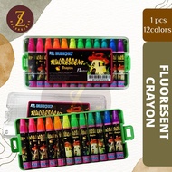 Buncho 12 Fluoresent Crayon