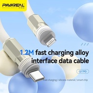 [ BrandStore ] PAVAREAL Q17PD 30W PD USB Data Cable / PD30W Super Fast Charging / Zinc Alloy Resilie