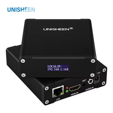 UNISHEEN Rtmps Live Broadcast Easy to Streaming Youtube Facebook Streamer HDMI Video Capture Encoder