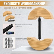 【HFCG MALL】-Hat Stretcher for Fitted Hats Adjustable for Fedora Cowboy Caps for Men Baseball Caps Co