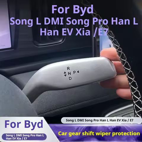 For Byd Song L DMI Song Pro Han L Han EV Xia /E7 Car Gear Shift Wiper Cover Handle Protection Shifte