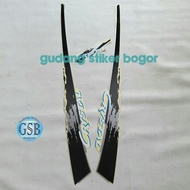 CRYSTAL TUNE 1992 BLACK MOTORCYCLE STRIPING STICKER