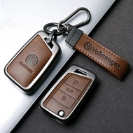 Zinc alloy car key case for VM Volkswagen Passat polo golf 7 mk7tiguan Mk2 Jetta Arteon Seat Altea L
