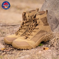 รองเท้าบินกันน้ำ COMBAT2000 Tactical Boots Men Summer Breathable Wear-resistant Desert Boots C2 Outd