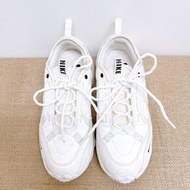 極新正品) Nike TC 7900米色白色米白色奶油色小白鞋運動鞋平底鞋休閒鞋球鞋老爹鞋厚底鞋增高鞋女用鞋25號39號真品二手