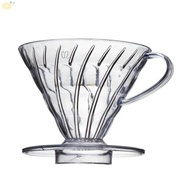 Coffee Filter Pot Coffee Dripper Coffee Funnel Filter Resin Drip Transparent