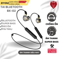 Ziyou BX-02 Wireless Neckband Bluetooth Headset, Buffalo Battery, 8D Super Bass Surround Sound