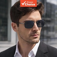 Luxury Rimless Square Sunglasses Uv400 Metal Frame Retro Tinted Lens Unisex