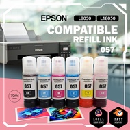 [ EPSON ] 057 COMPATIBLE REFILL INK FOR L8050 & L18050 | 70ML | PREMIUM DYE INK