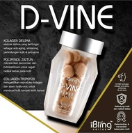(GRATISONGKIR) D-VINE COLLAGEN ORIGINAL Isi 30 Butir Super Premium Quality Skin Care Dvine Collagen Asli Original D Vine